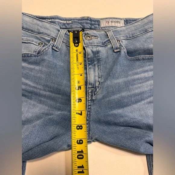 AG Adriano Goldschmied The Ex Boyfriend Slim Jeans Womens Size 27R (29x27) - Picture 8 of 10